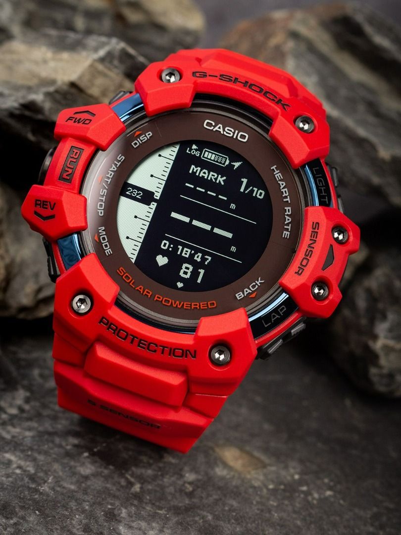 CASIO G-SHOCK GBD-H1000 レッド 箱・コード・説明書付 時計