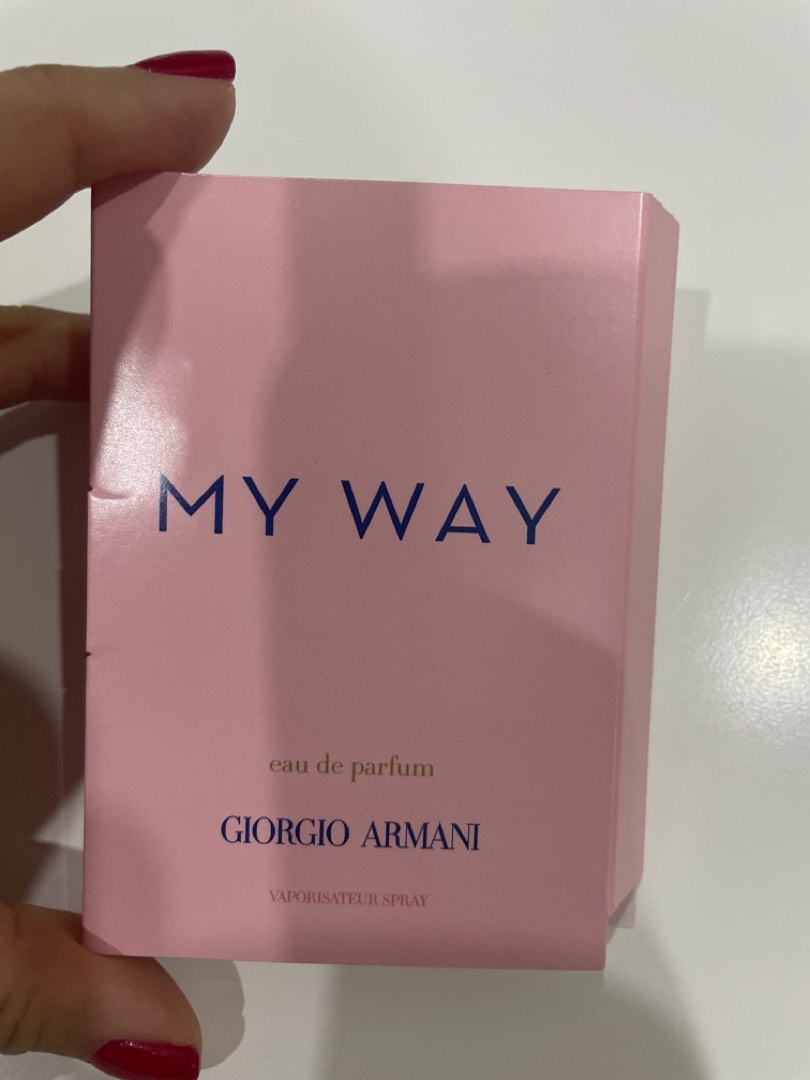 Giorgio Armani My Way Sample, Beauty & Personal Care, Fragrance &  Deodorants on Carousell