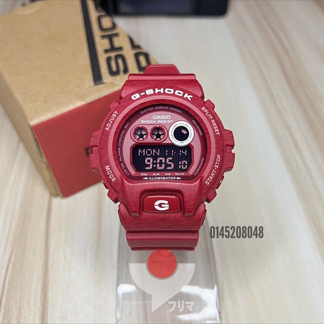 G-Shock GD-X6900HT-4 Big Face Red Heathered Collection, Men's Fashion,  Watches  Accessories, Watches on Carousell