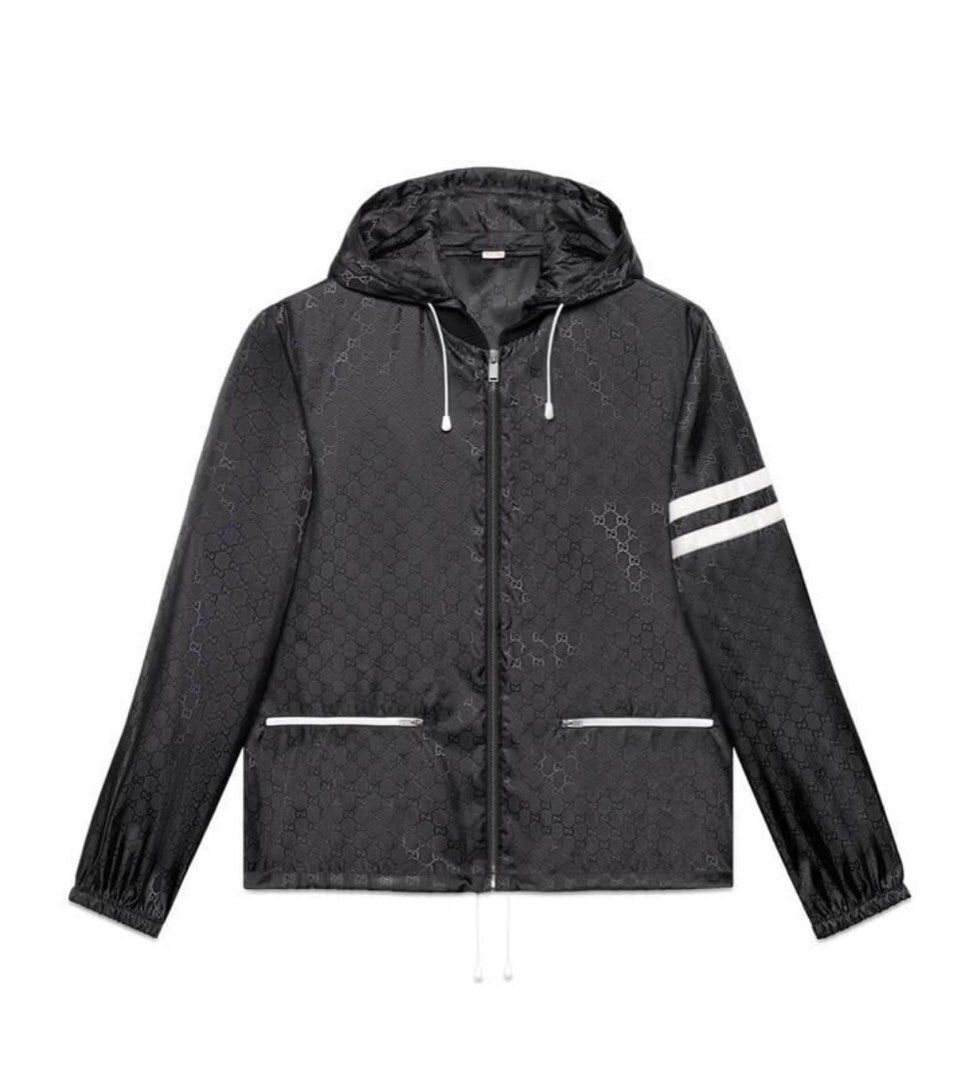 Gucci black windbreaker new arrivals