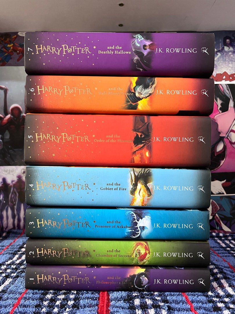 Harry Potter Bloomsbury Edition by JK Rowling, Hobbies & Toys, Books