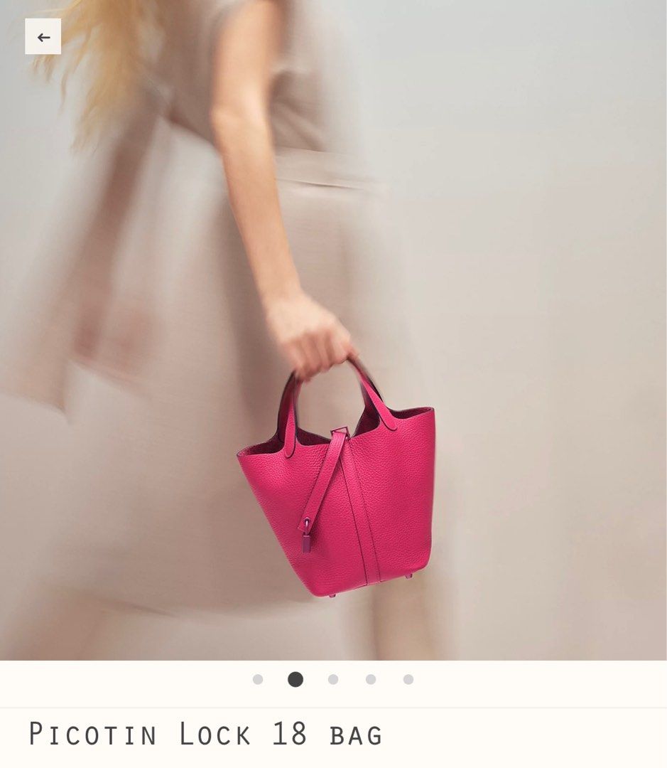 Hermes Picotin 18 so pink