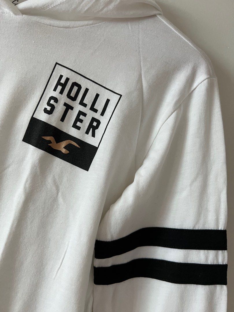 Hollister cropped sweatshirt clearance