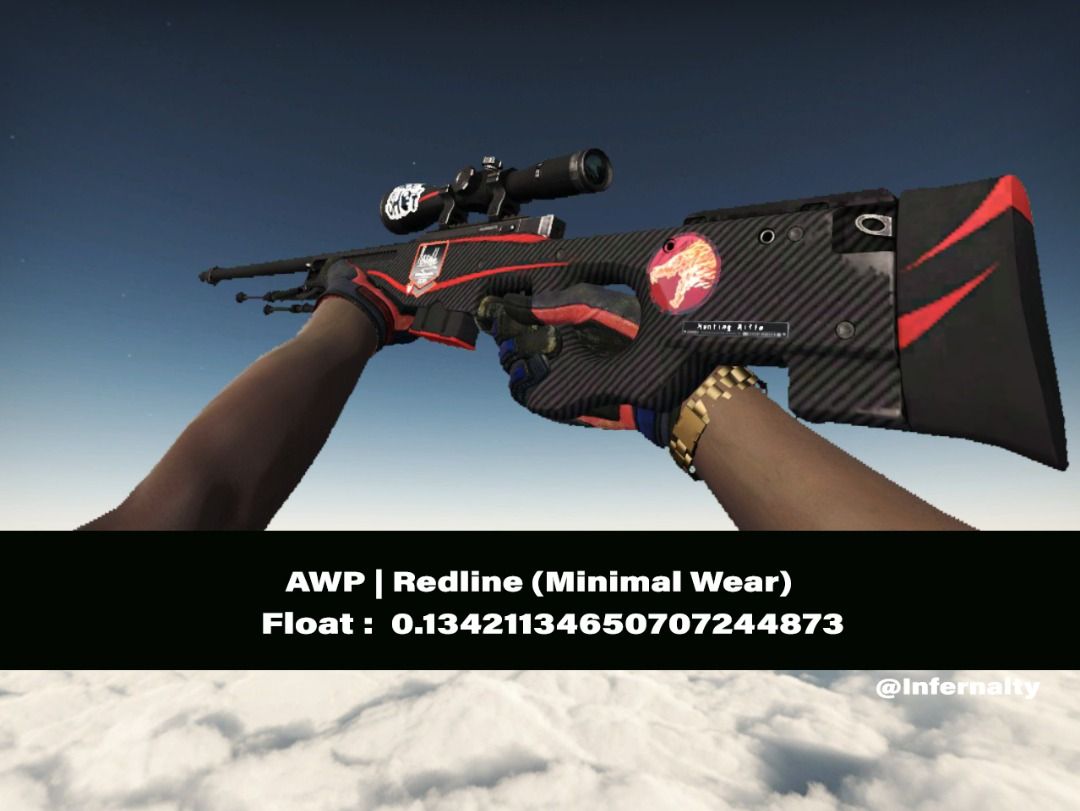 (HOWLING DAWN STICKER) AWP Redline MW CSGO SKINS KNIVES, Video Gaming