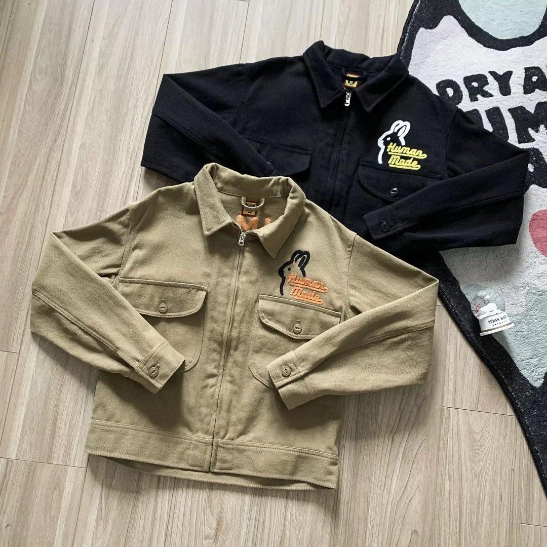高級な HUMAN MADE ZIP-UP WORK JACKET