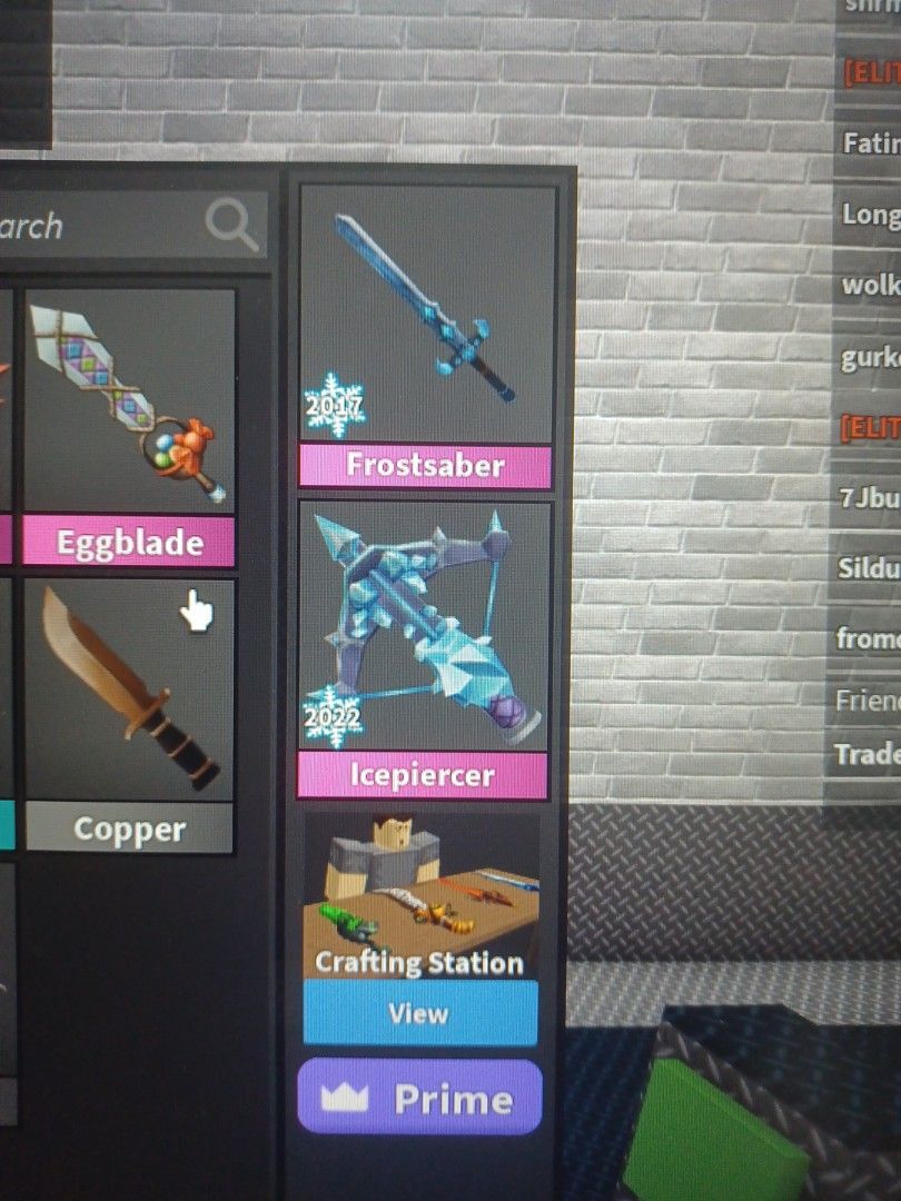 Icepiercer MM2 Christmas, Video Gaming, Gaming Accessories, InGame
