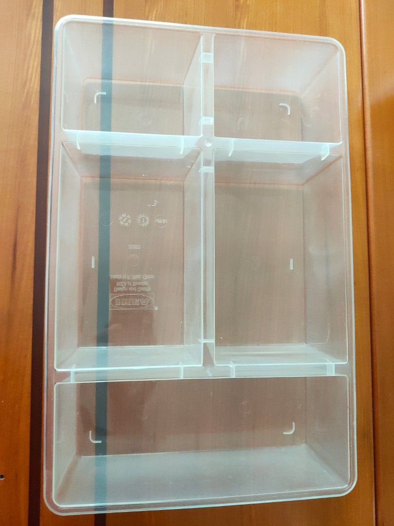 IKEA clear storage box, Furniture & Home Living, Home Improvement