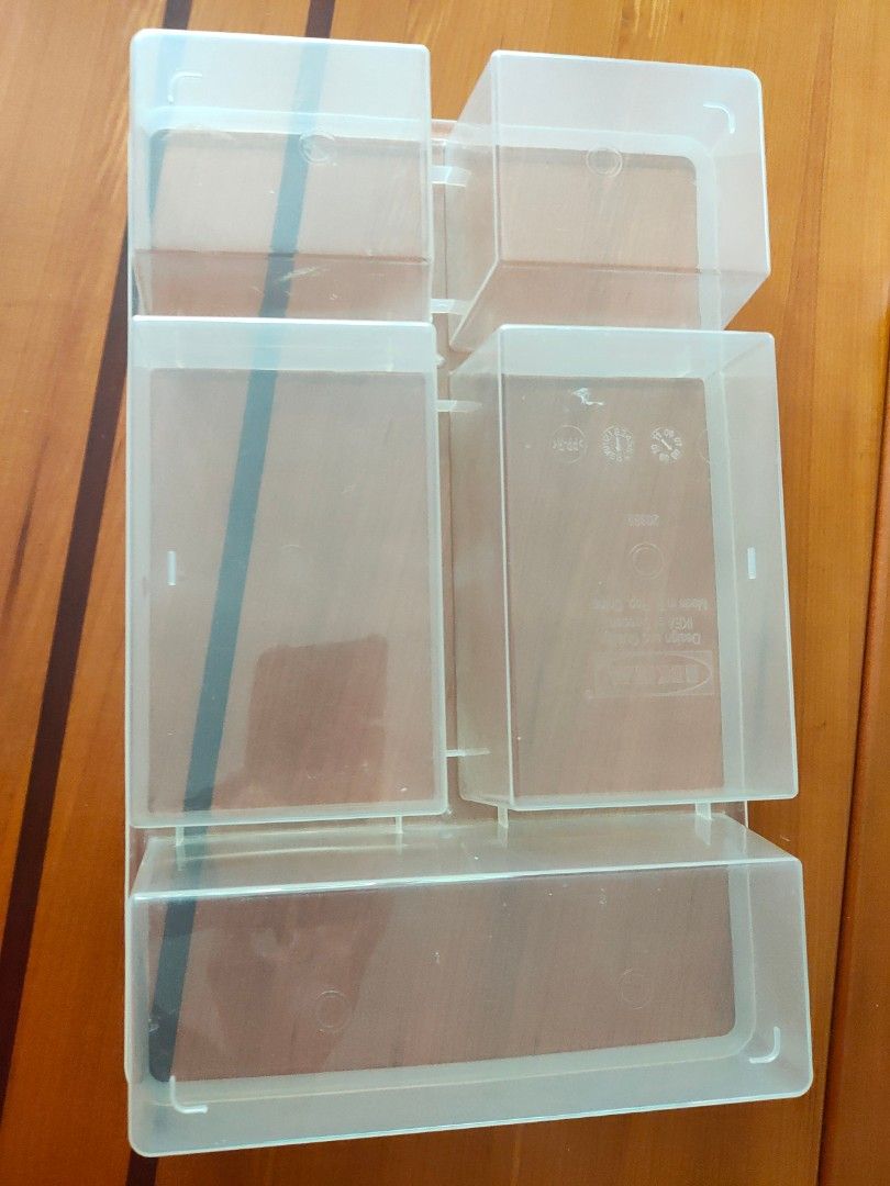IKEA clear storage box, Furniture & Home Living, Home Improvement