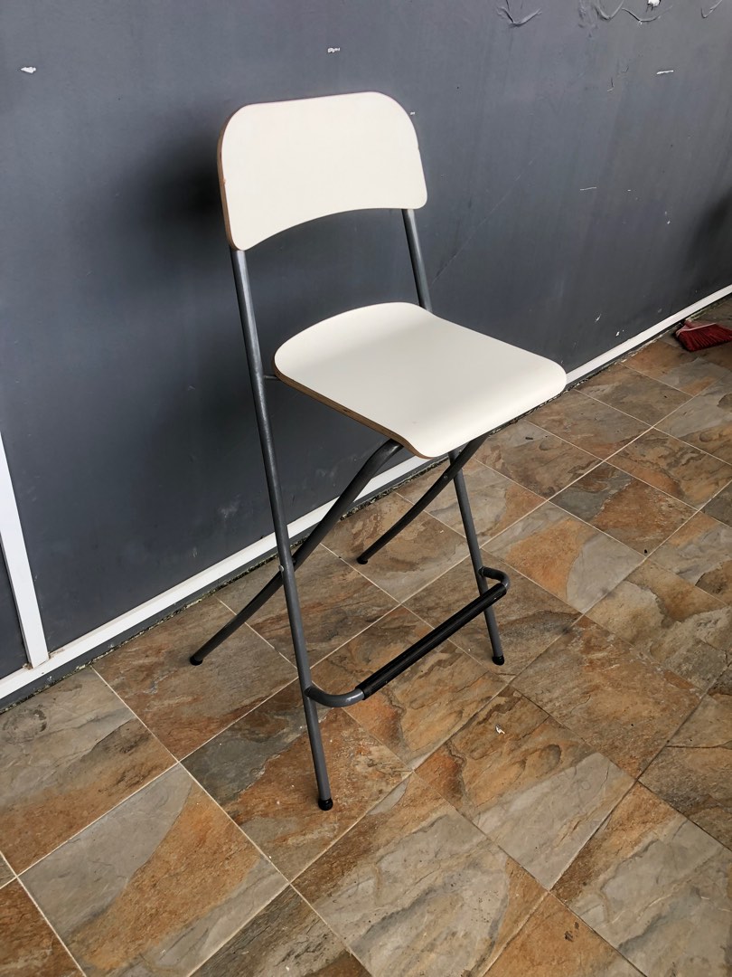 IKEA foldable bar chair, Furniture & Home Living, Furniture, Chairs on