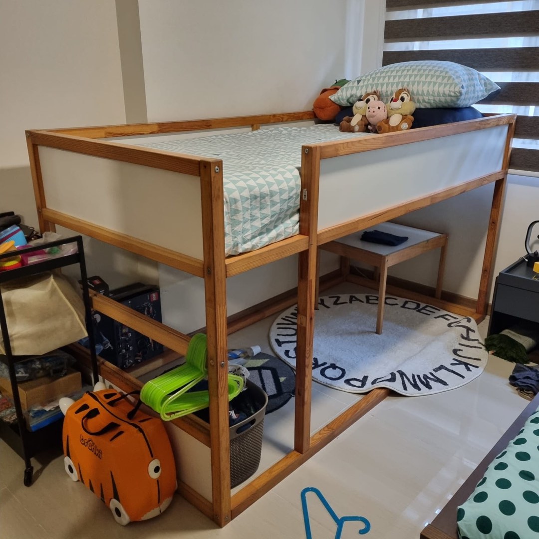 Ikea kura bunk bed, Furniture & Home Living, Furniture, Bed Frames