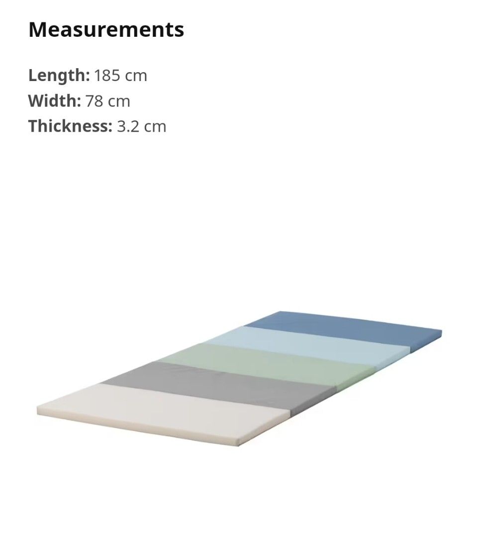 Ikea play mat folding plufsig, Everything Else on Carousell