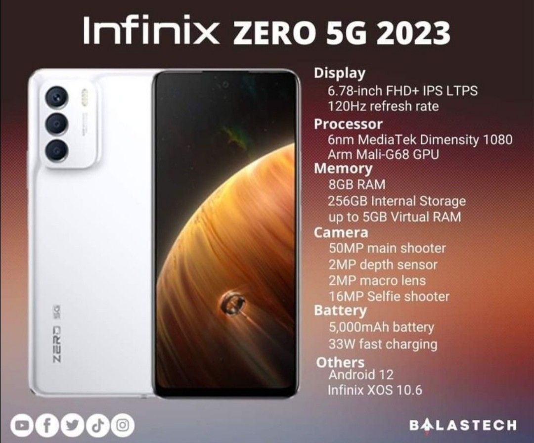 Infinix Zero 5g 2023 Mobile Phones And Gadgets Mobile Phones Android Phones Android Others On 7328