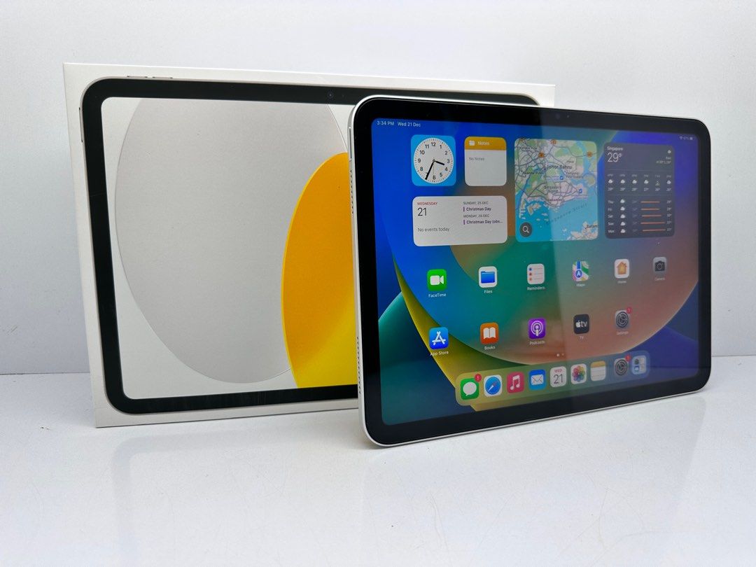 iPad 10th GEN 64GB Wifi Only Silver With Apple care +, Mobile Phones