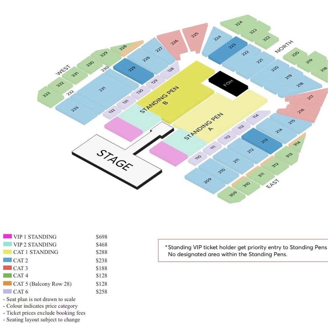 Jackson Wang VIP2 Standing Ticket, Tickets & Vouchers, Event Tickets on