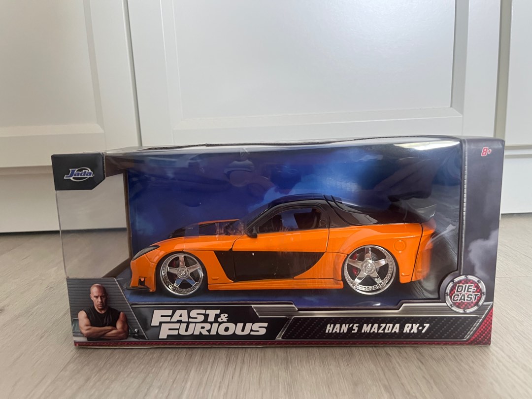 Jada 1/24 Fast and Furious Han's Veilside Mazda RX-7, Hobbies & Toys ...