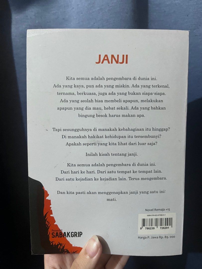 Janji Buku Tere Liye Books And Stationery Books On Carousell 9752