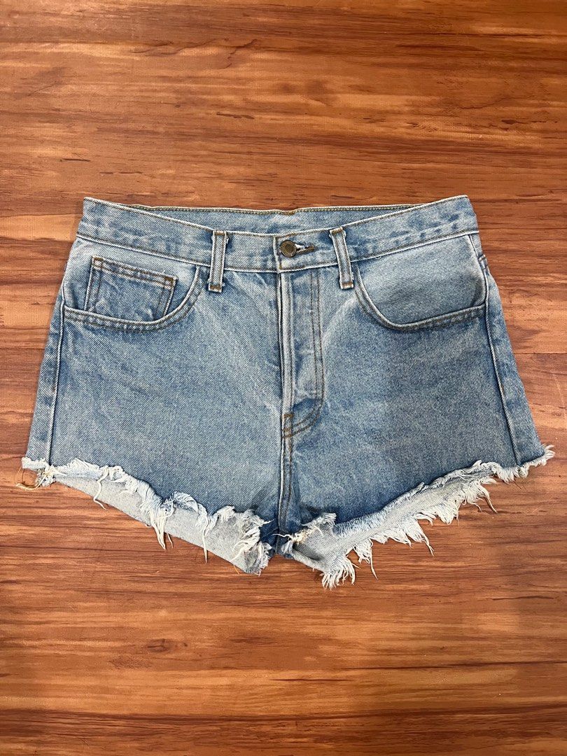 John galt denim shorts top