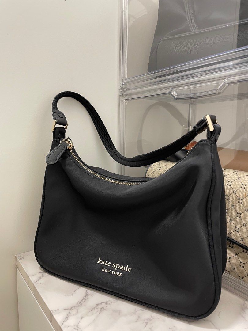 Kate Spade The Little Better Sam Nylon Small Black, Women's Fashion, Bags &  Wallets, Shoulder Bags on Carousell