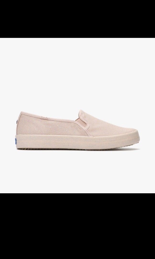 Keds Kate spade slip on canvas glitter sneakers