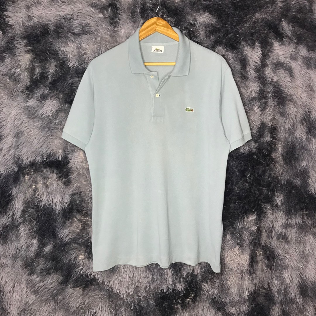 Lacoste Pastel Blue Polo Shirt | Size 5, Men's Fashion, Tops & Sets ...