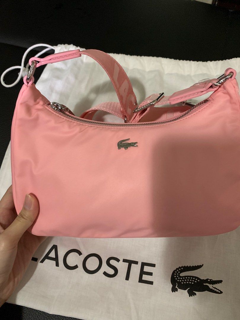 Lacoste Hobo Women's Shoulder Bag Pink NU3826SG-K09