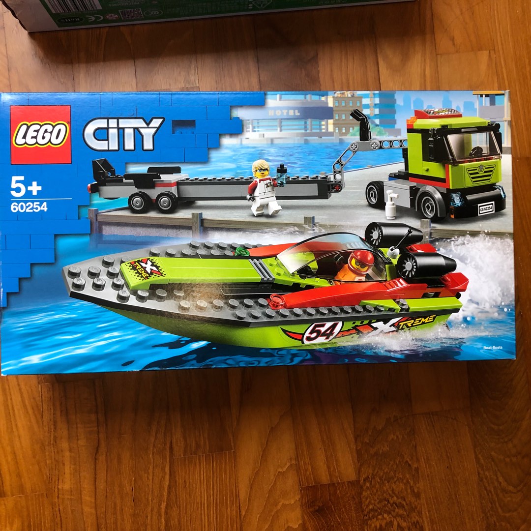 Lego 60254 race boat transporter Hobbies Toys Toys Games on Carousell