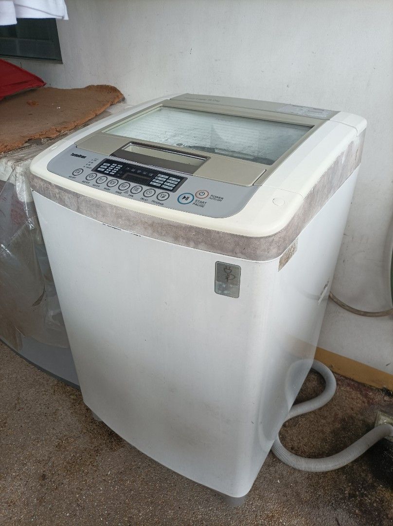 LG Turbo Drum Fuzzy Logic 9.0 k, TV & Home Appliances, Washing Machines