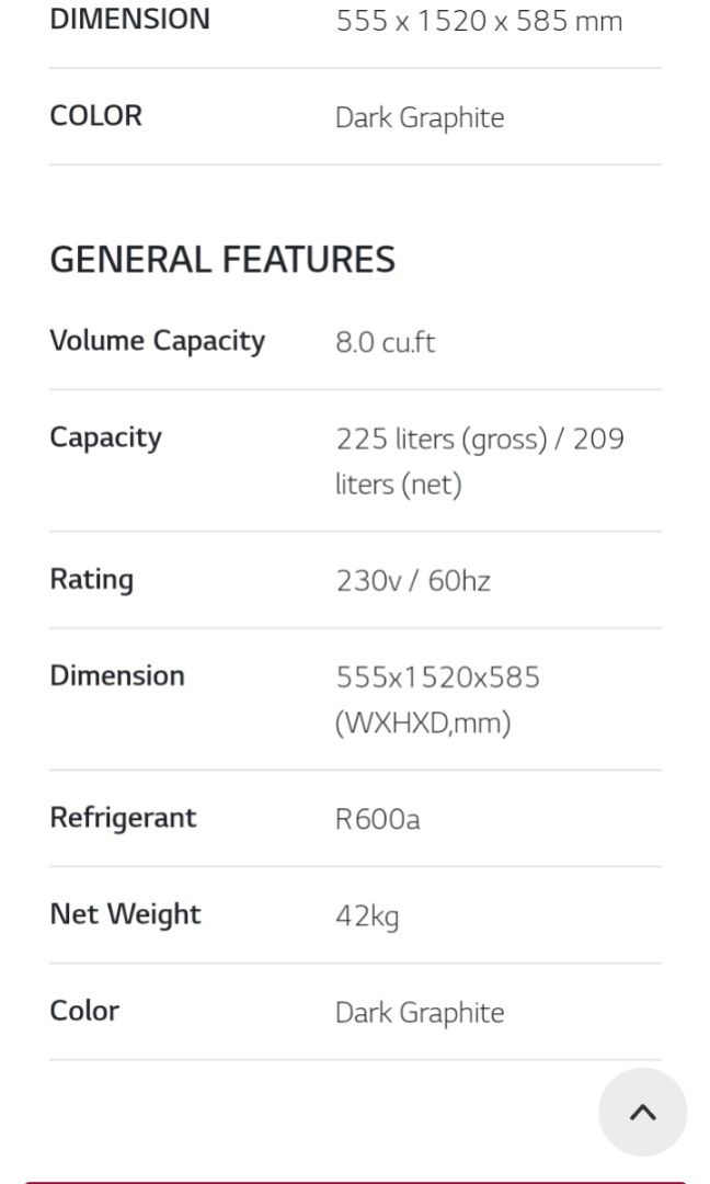 LG two doors ref, TV & Home Appliances, Kitchen Appliances, Refrigerators and Freezers on Carousell