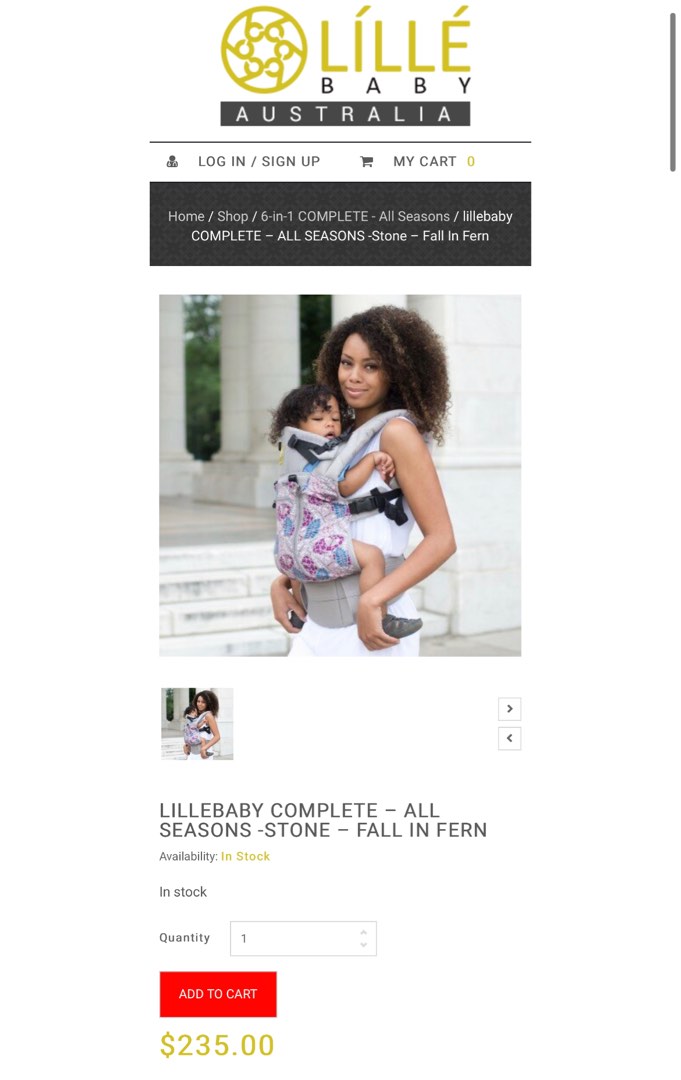 Lillebaby Carrier Complete All Seasons Babies Kids Going Out