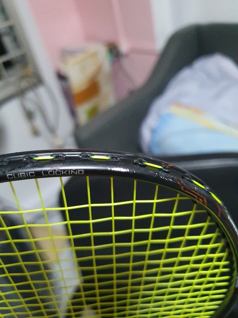 Lining tectonic 7 badminton racket, Sports Equipment, Sports & Games ...