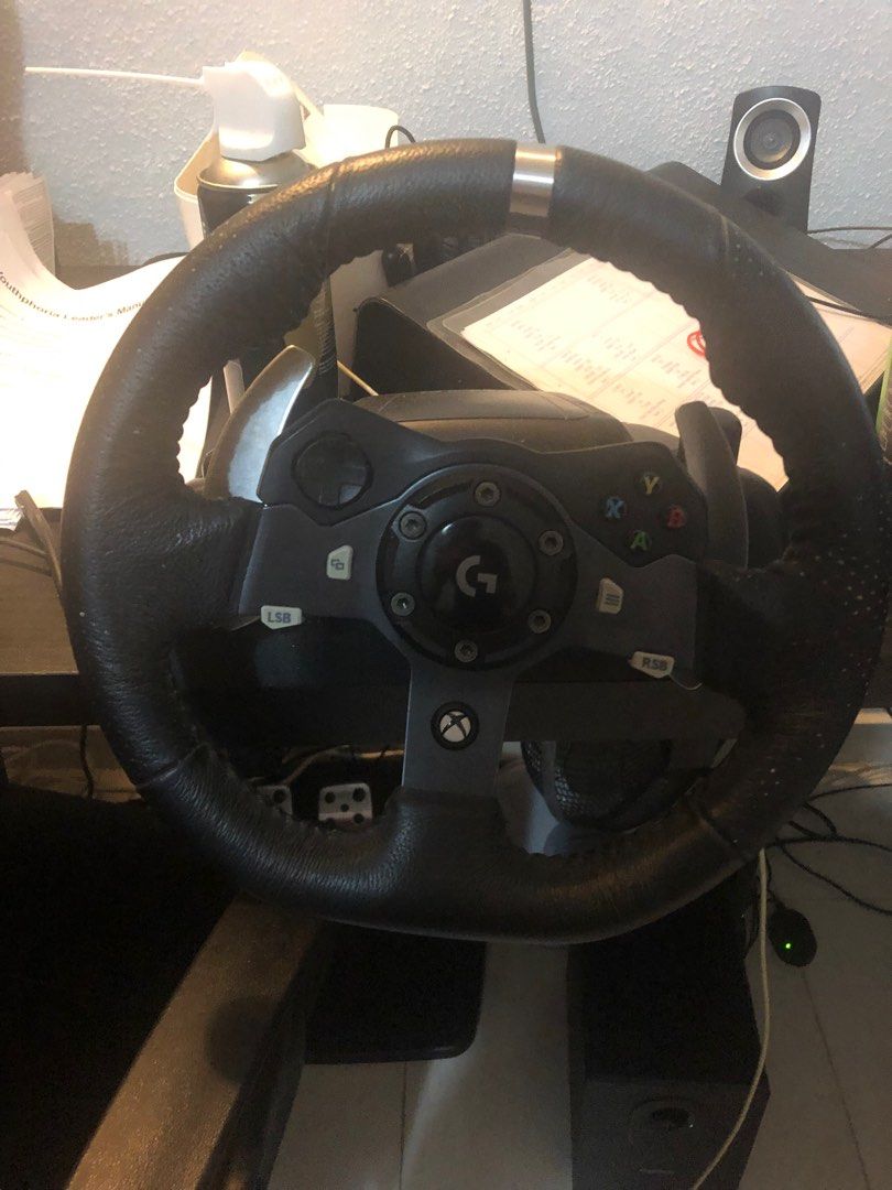 Logitech G920 with paddle and shifter, Video Gaming, Gaming Accessories, Controllers on Carousell