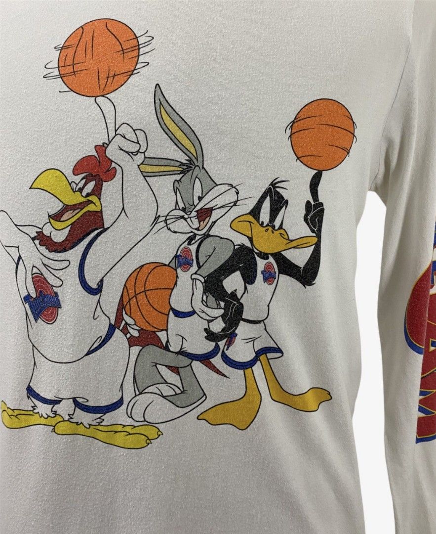 Looney Tunes Space Jam Long Sleeve T Shirt, Men's Fashion, Tops & Sets ...