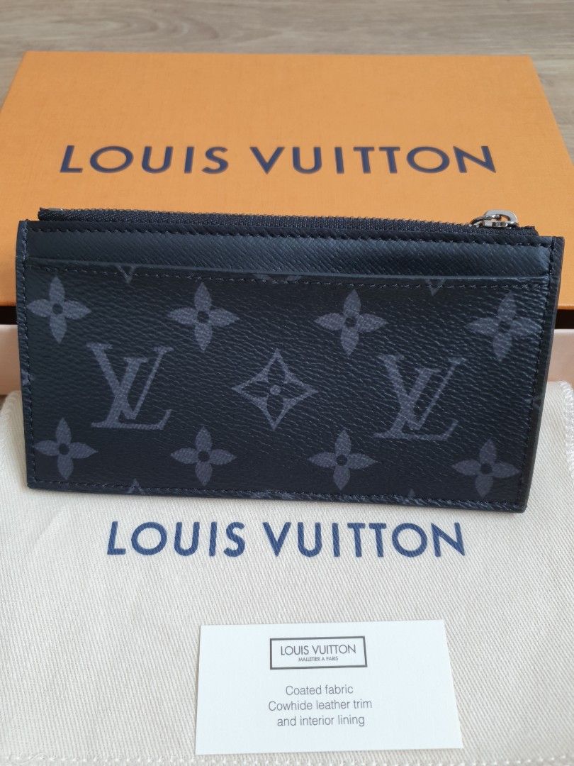 LOUIS VUITTON Monogram Eclipse Coin Card Holder Silver Buckle Card Hol –  Brand Off Hong Kong Online Store