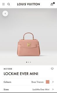 Louis Vuitton Rose Trianon / Quartz Lock Me Ever Mini Bag at the
