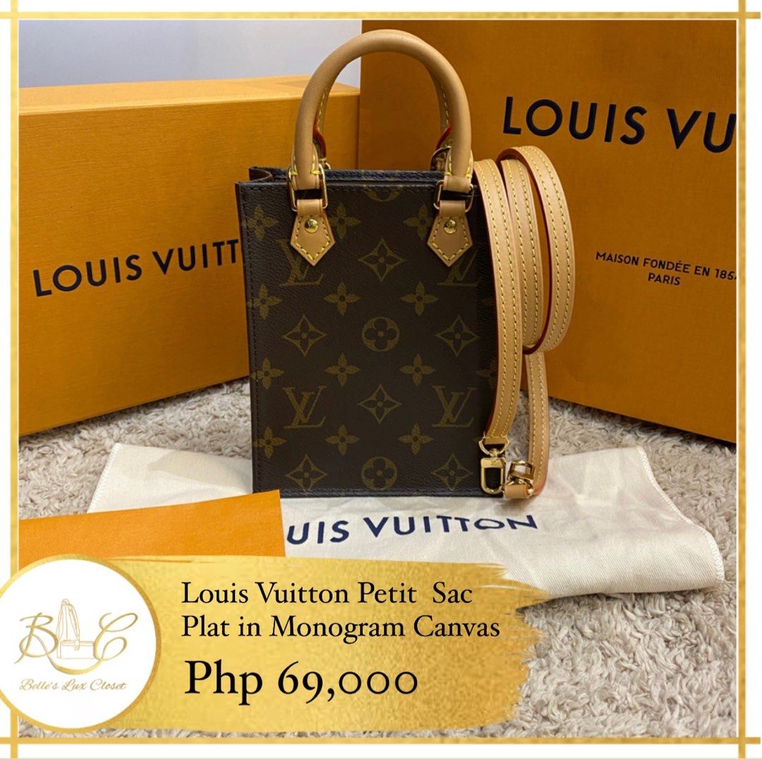LV Sac Plat Mini from Japan, Luxury, Bags & Wallets on Carousell