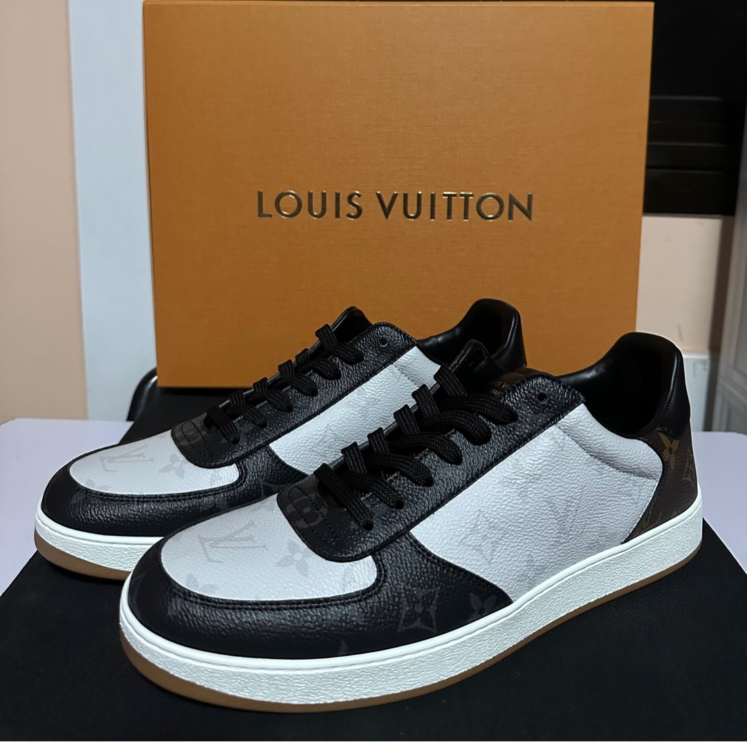 Louis Vuitton Rivoli Black Brown White Men's Sneakers