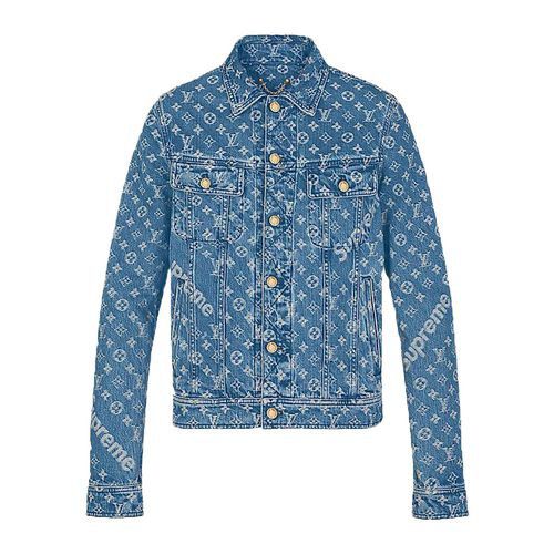 Louis Vuitton X Supreme Jacquard Denim Trucker Jacket Size 48 Available For  Immediate Sale At Sotheby's