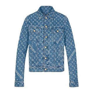 Louis Vuitton x Nigo Collaboration Blue Denim Jacket size 46 lv rare,  Luxury, Apparel on Carousell