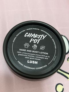 Lush Charity Pot hand and body lotion