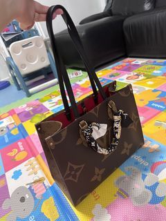 Louis Vuitton - Authenticated Onthego Handbag - Linen Multicolour for Women, Very Good Condition