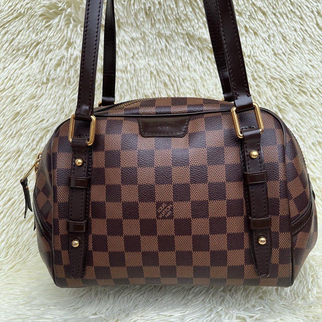 Louis Vuitton Rivington PM Damier Ebene Bag, Luxury, Bags & Wallets on  Carousell