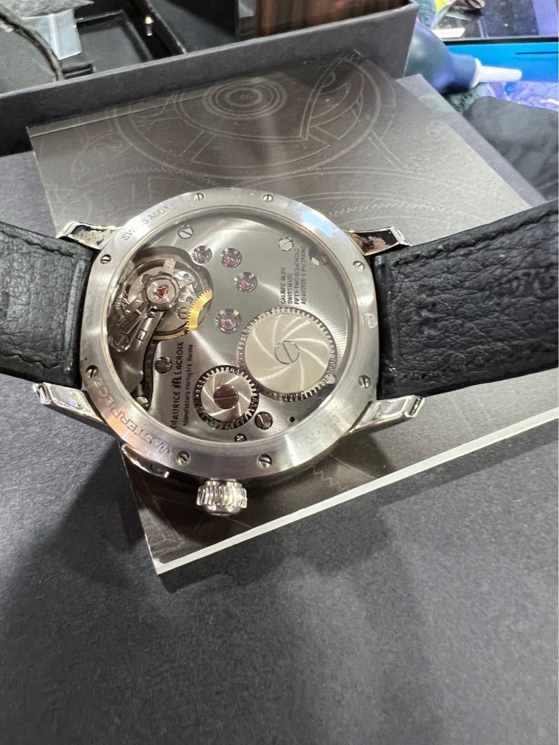 MAURICE LACROIX GMT MASTERPIECE DOUBLE RETROGRADE MANUAL WINDING MP7218