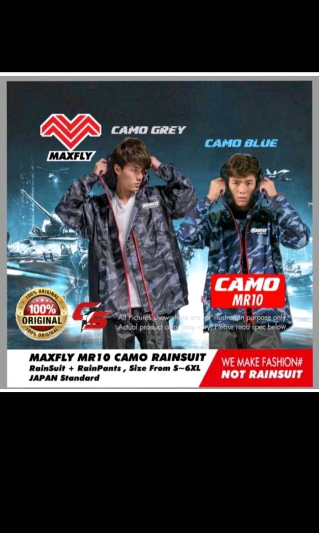 Maxfly raincoat sales