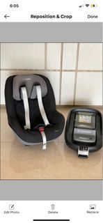 MAXI COSI PEARL CAR SEAT + FAMILY FIX IsoFix BASE FOR SALE (LIKE NEW!)