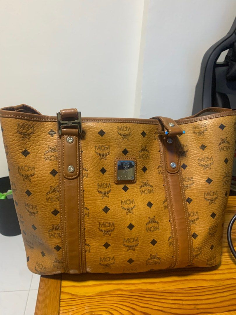 Mcm cognac bag price hotsell