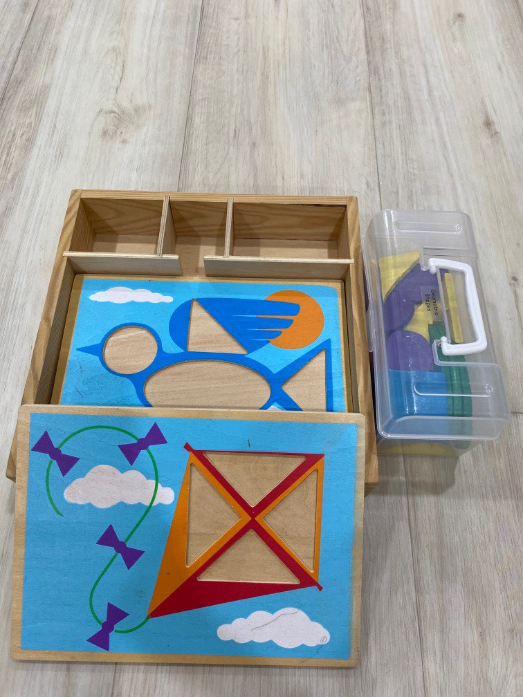 Melissa & doug beginner pattern blocks clearance