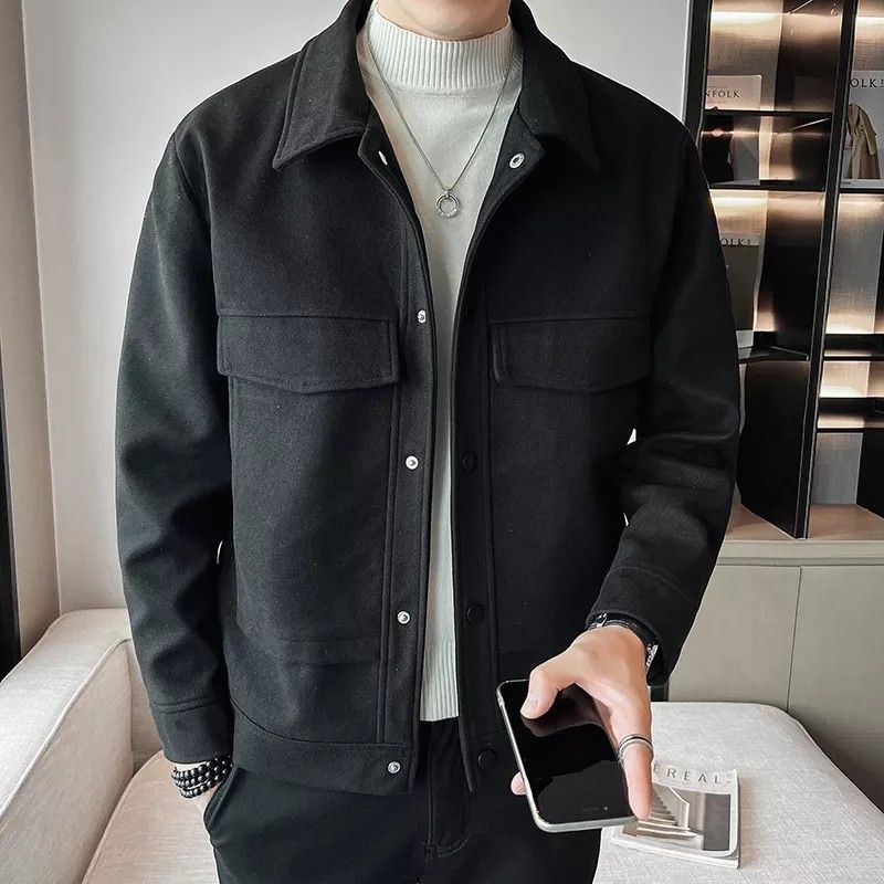 Mens felt best sale jacket