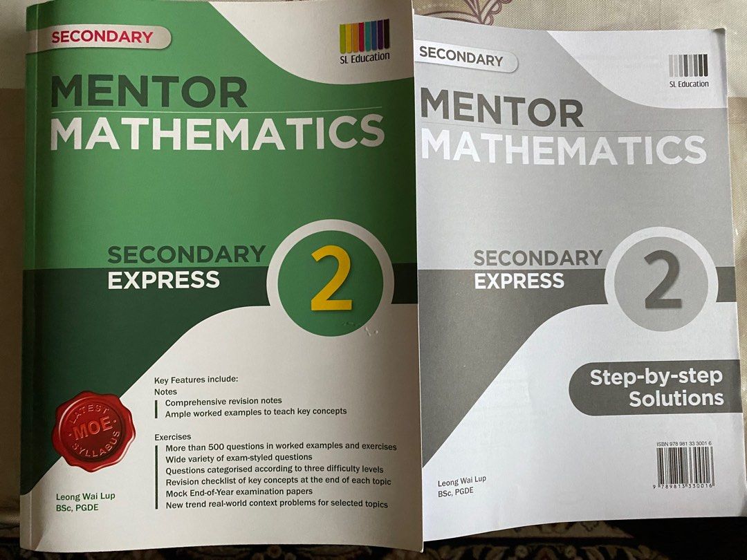 Mentor Mathematics Sec 2 with Solutions, Hobbies & Toys, Books ...