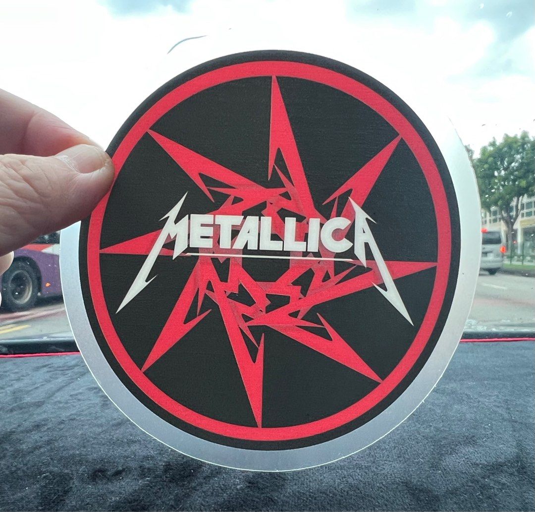 METALLICA car decal, Hobbies & Toys, Stationery & Craft, Art & Prints