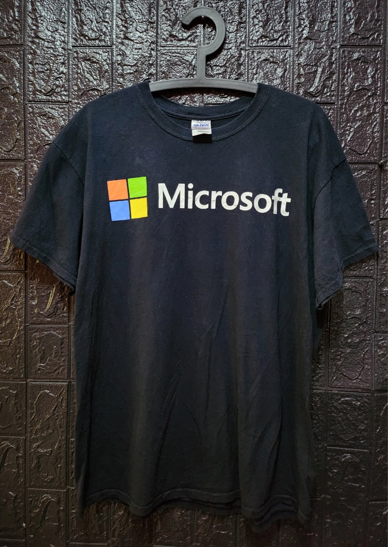 Microsoft Shirt, Men's Fashion, Tops & Sets, Tshirts & Polo Shirts on ...